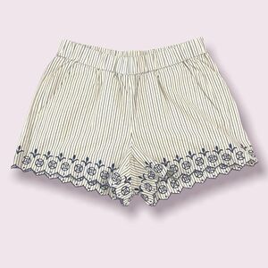 Madewell Embroidered Jardin Pull On Shorts